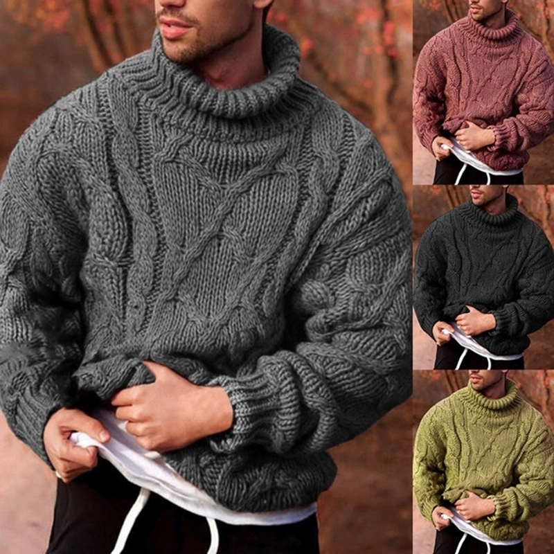 Knitted Cardigan Men - Осенне-зимний европейский и американский модный повседневный