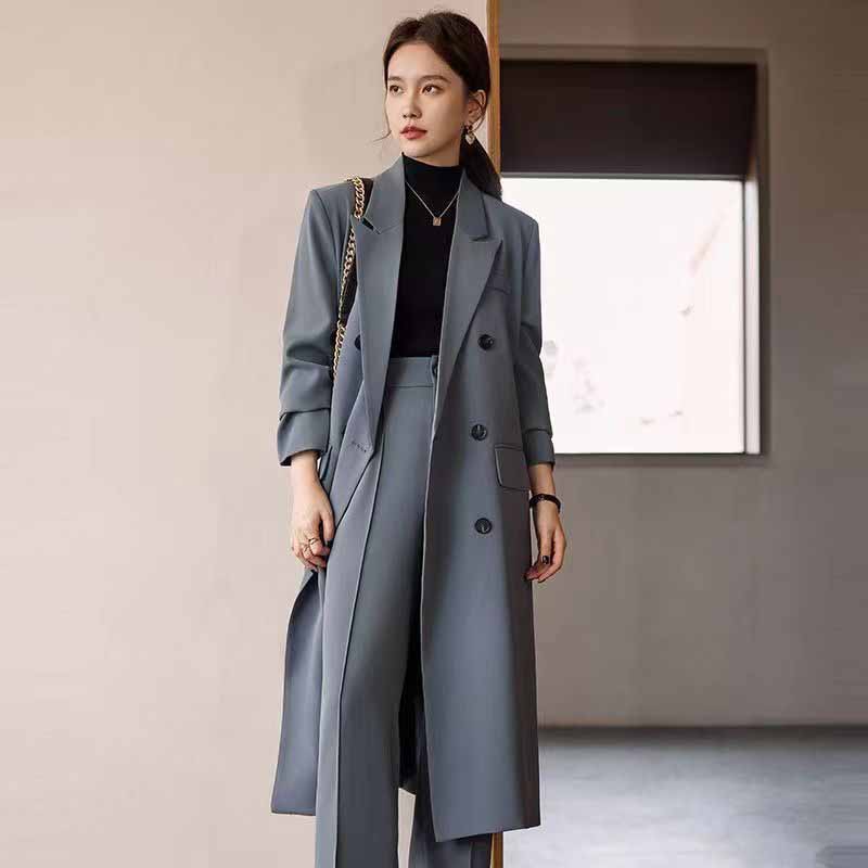 Men'S Fashion X - FANAN элегантный длинный плащ женский корейский