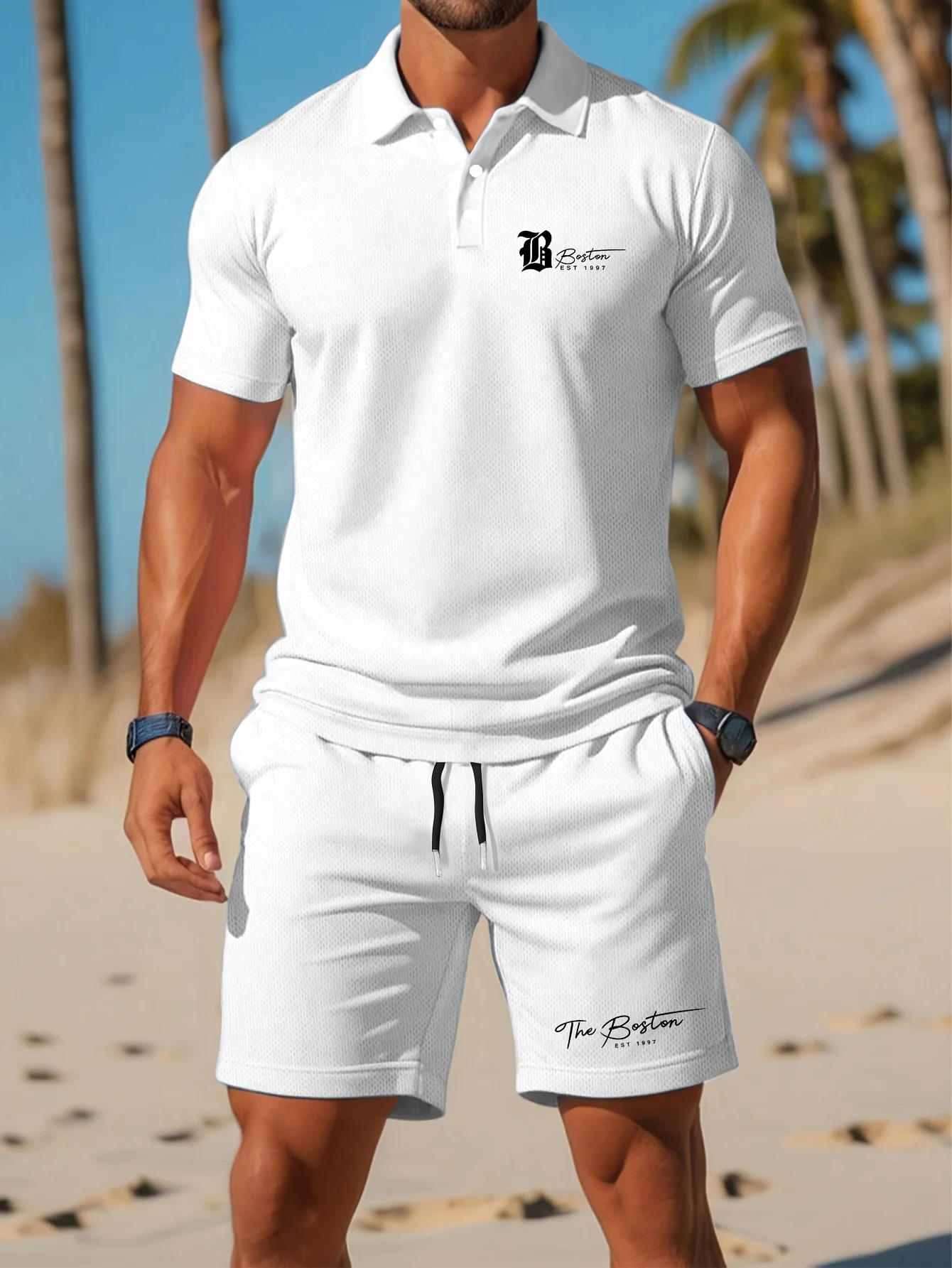 Men'S Fashion Essentials - Летний новый мужской комплект поло: повседневный