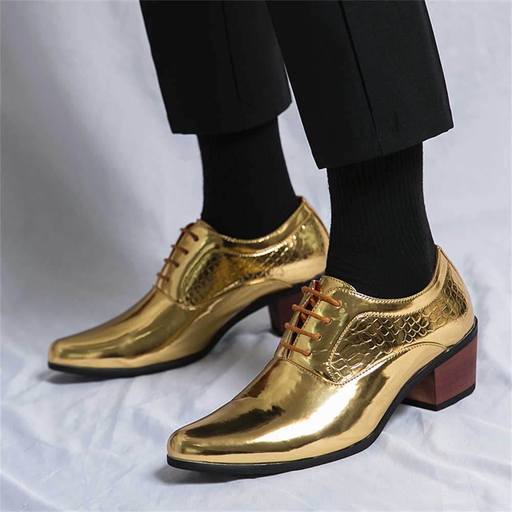 Casual Sneakers Men - Модельные кроссовки на каблуке, мужские коричневые