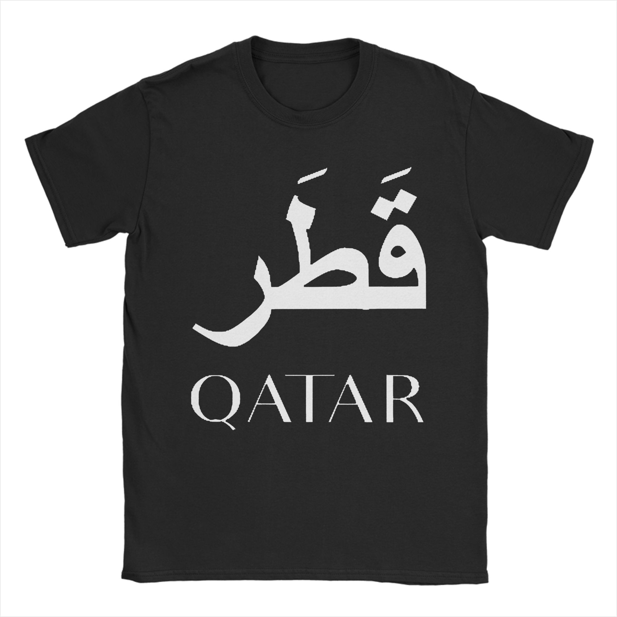 Men'S Fashion Qatar - Мужская футболка с арабской каллиграфией в