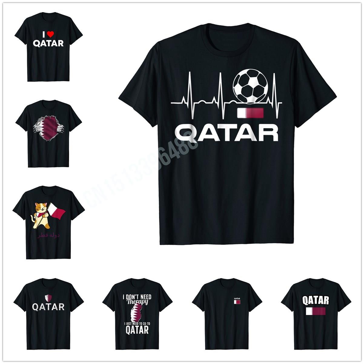 Men'S Fashion Qatar - Футболка с дизайном флага Катара, символизирующая