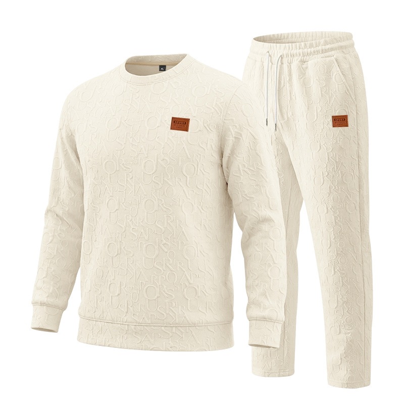 Knitted Cardigan Men - Комплект мужской одежды с текстурным узором