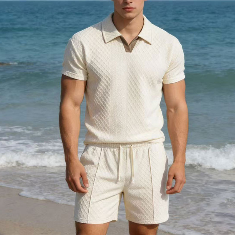 Men'S Fashion Essentials - Летний мужской костюм 2026: однотонный вафельный