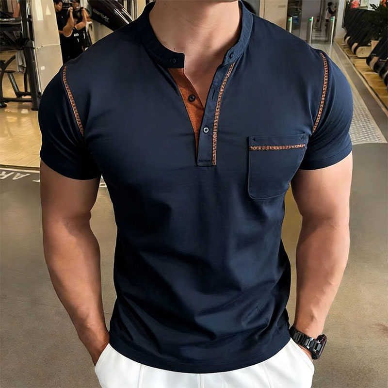 Men'S Fashion Polo Shirt - Новая летняя мужская рубашка-поло с воротником