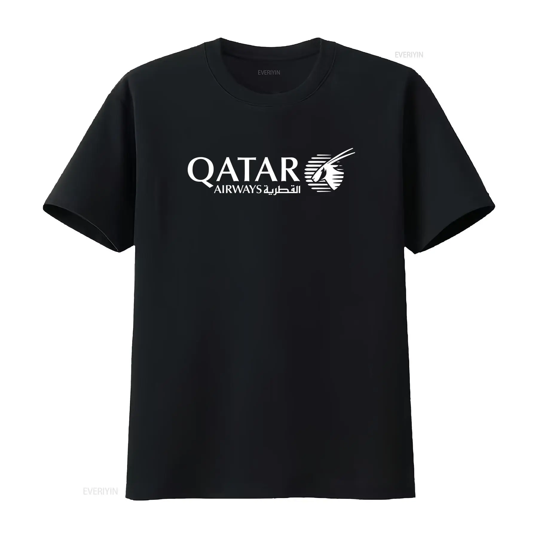 Men'S Fashion Qatar - Мужская футболка Qatar Airways с белым