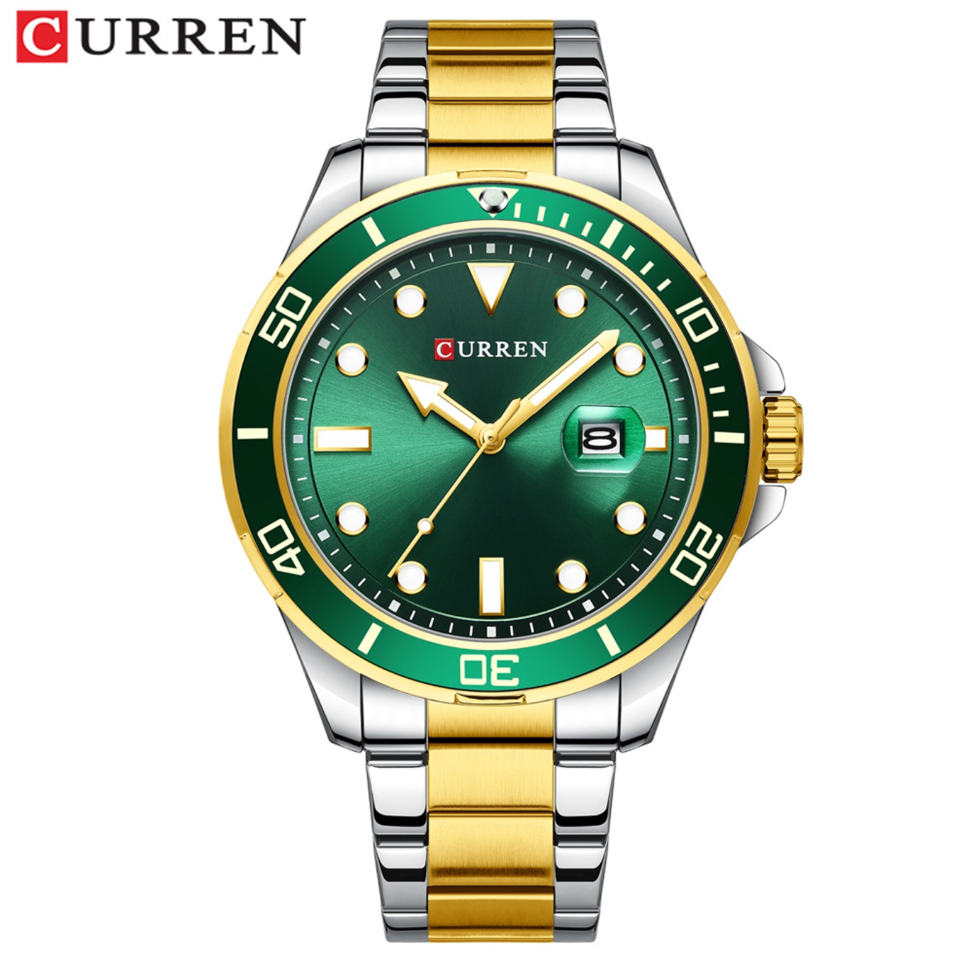 Новые часы CURREN серии Green  – обзор и цена Men'S Fashion Brand