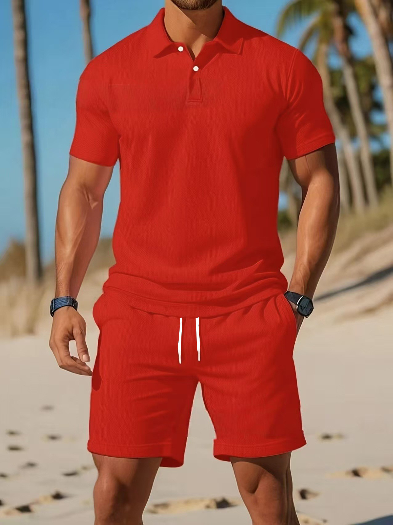 Летний повседневный универсаль – обзор и цена Men'S Fashion Polo Shirt