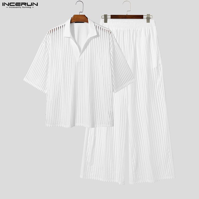 Мужские комплекты INCERUN: пол – обзор и цена Mens Fashion Streetwear