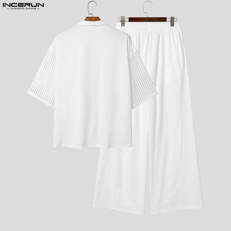 Мужские комплекты INCERUN: пол – обзор и цена Mens Fashion Streetwear
