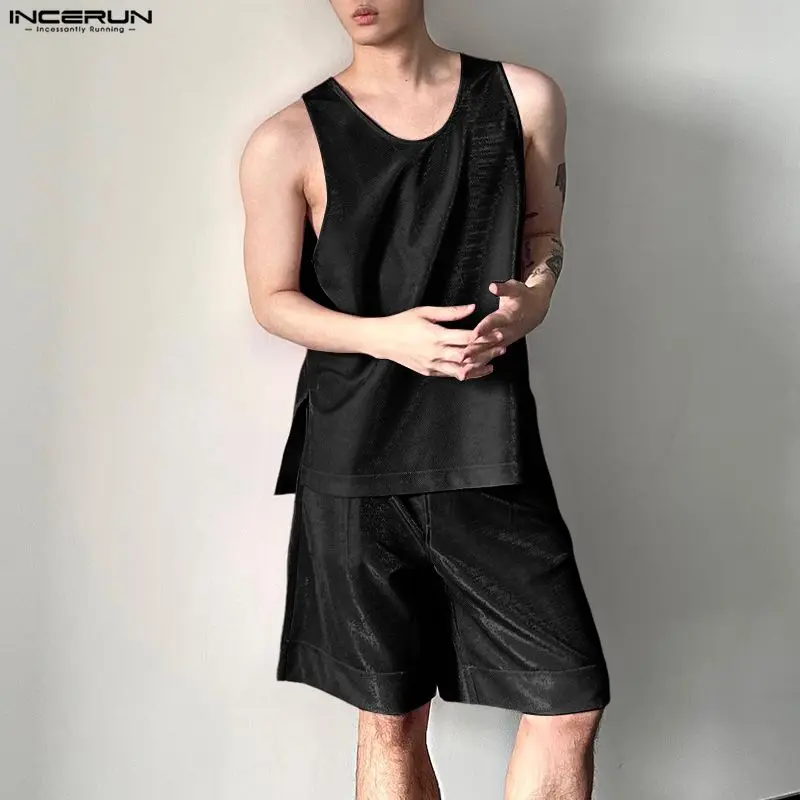 Мужские комплекты INCERUN: бле – обзор и цена Mens Fashion Streetwear