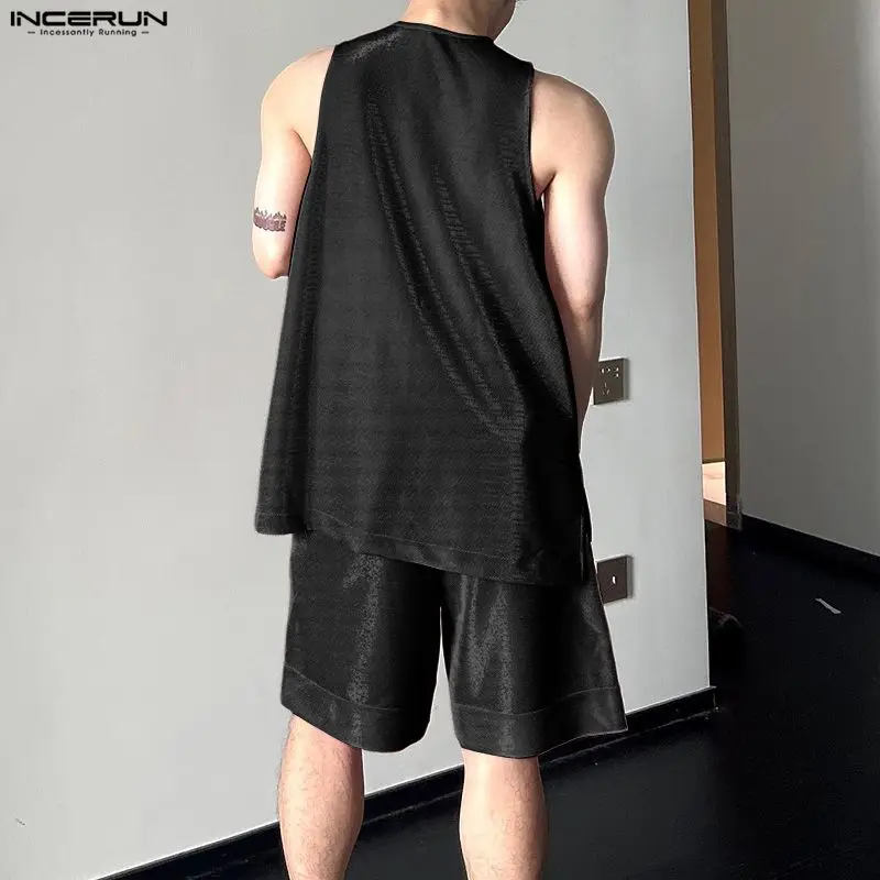 Мужские комплекты INCERUN: бле – обзор и цена Mens Fashion Streetwear