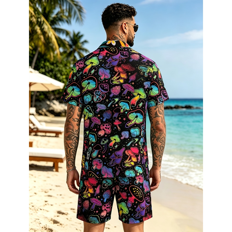 Мужской модный костюм с 3D-при – обзор и цена Mens Fashion Streetwear