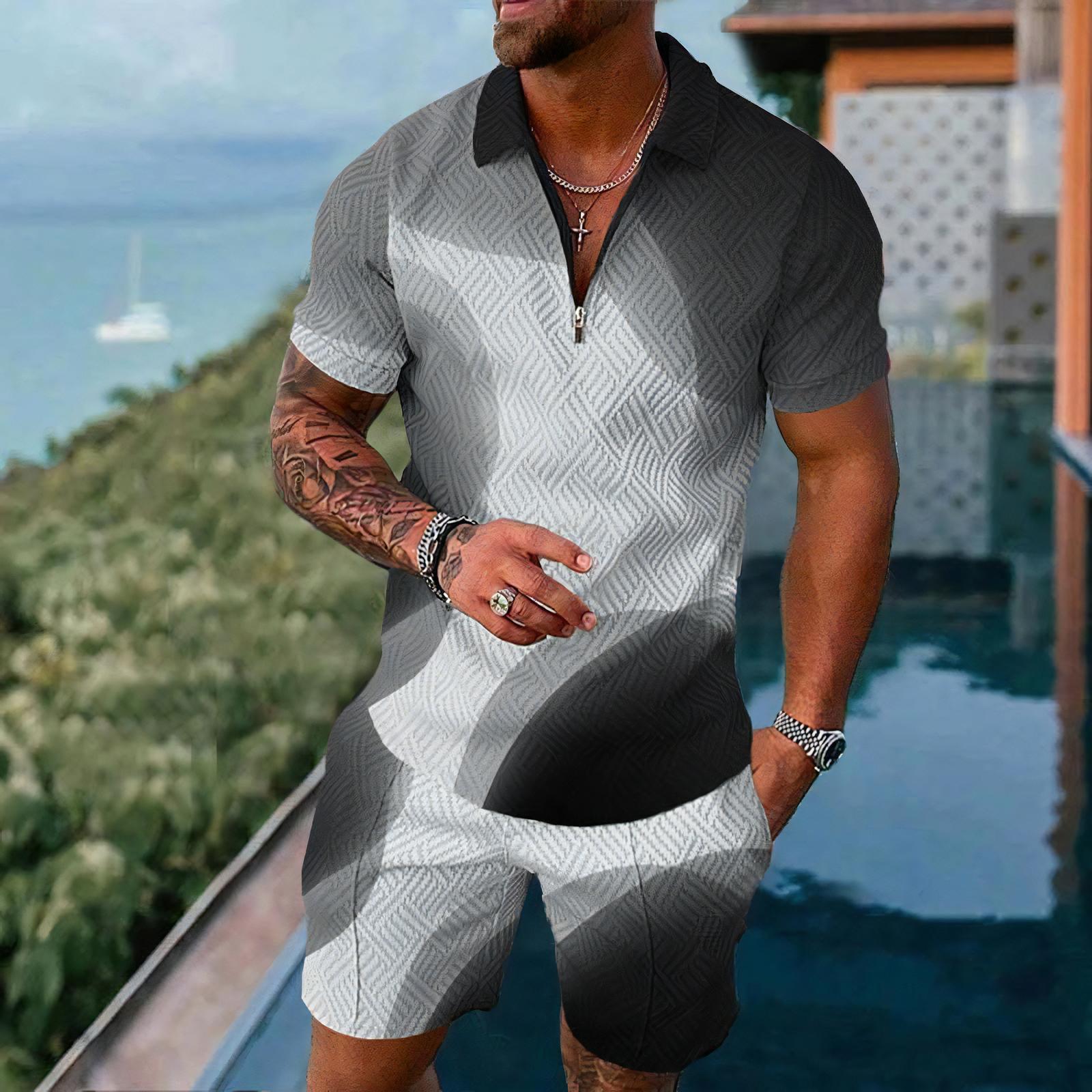 Мужские комплекты поло с корот – обзор и цена Men'S Fashion Polo Shirt