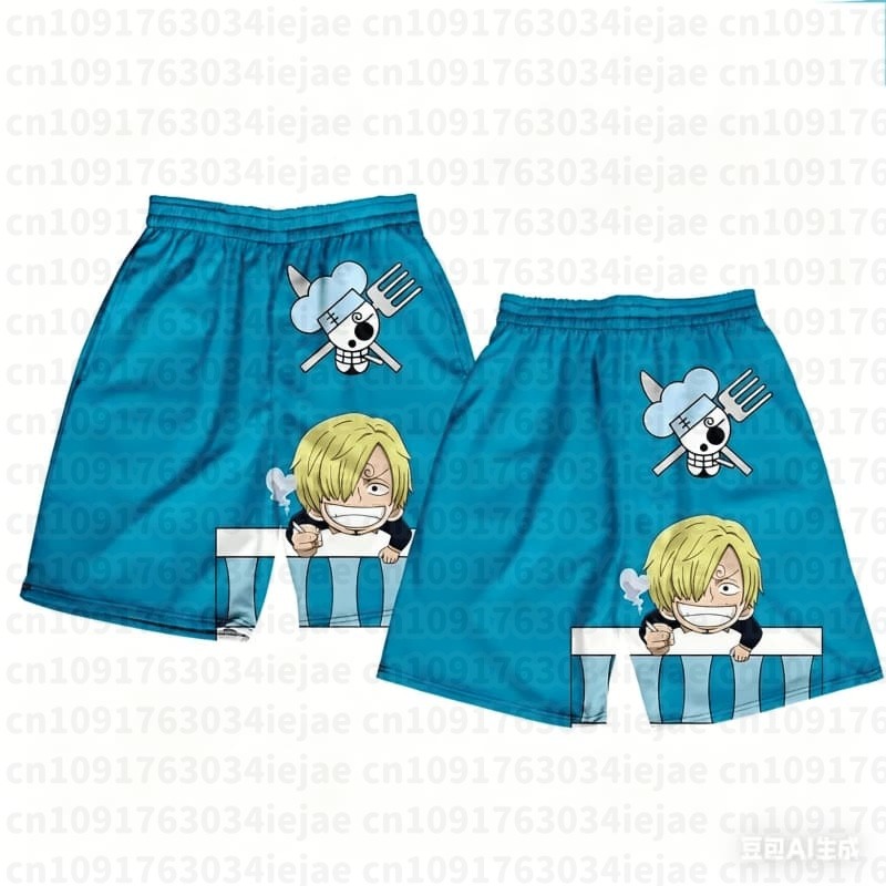 Шорты с 3D-принтом One Piece:  – обзор и цена Swim Trunk Shorts