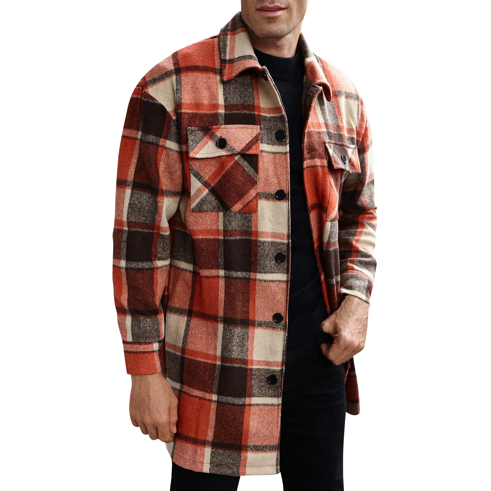 Тренч с двойным карманом, мужс – обзор и цена Men'S Fashion X