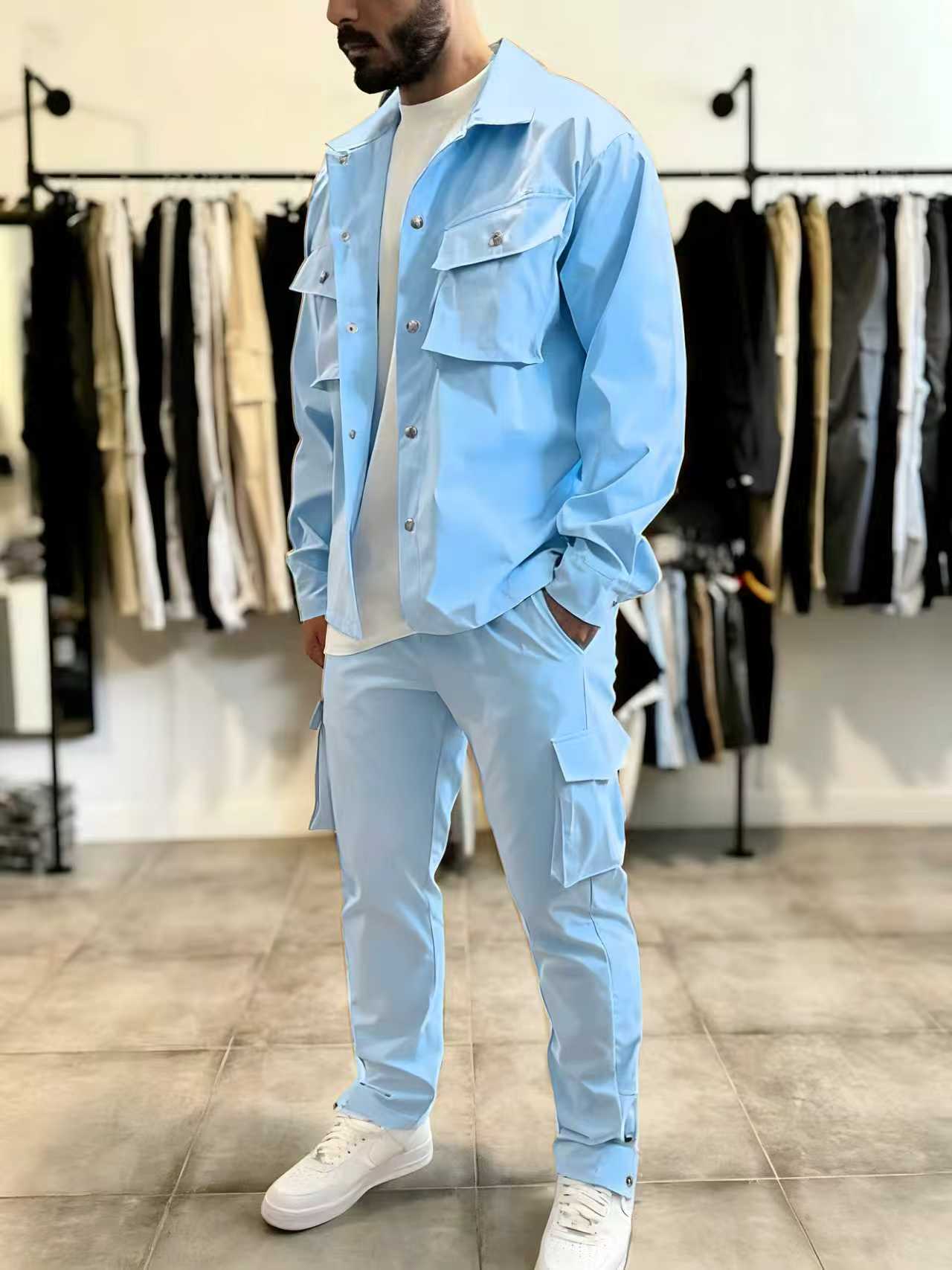 Мужская модная однотонная рабо – обзор и цена Jacket Mens Fashion