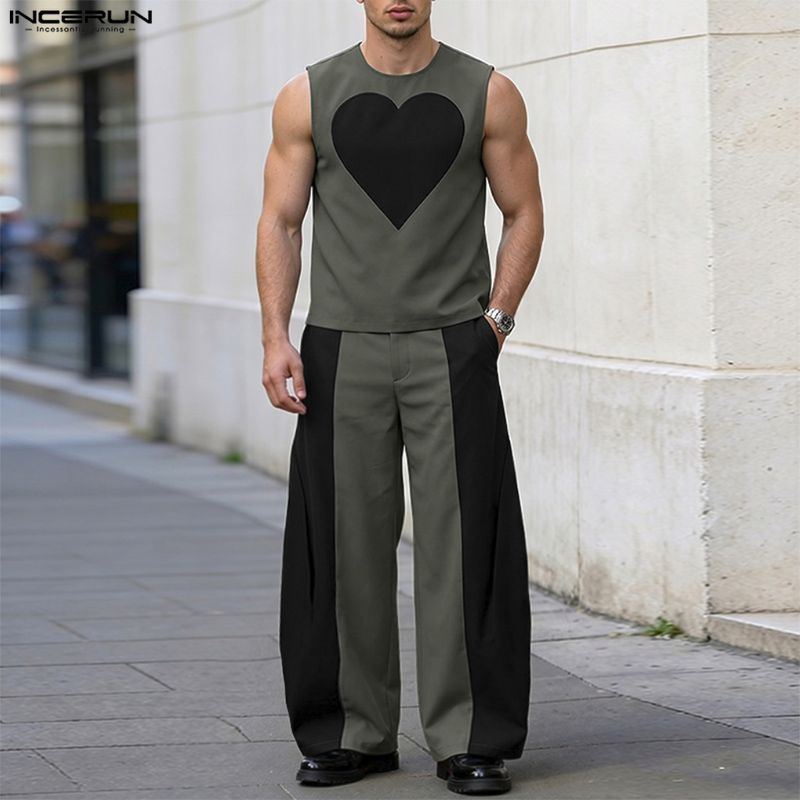 Мужские комплекты INCERUN: топ – обзор и цена Mens Fashion Streetwear