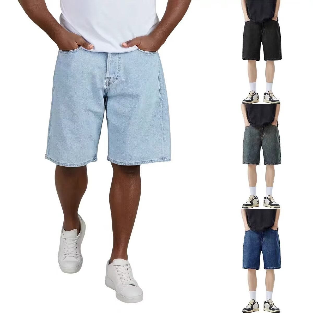 Новые мужские джинсовые шорты  – обзор и цена Men'S Fashion Jeans