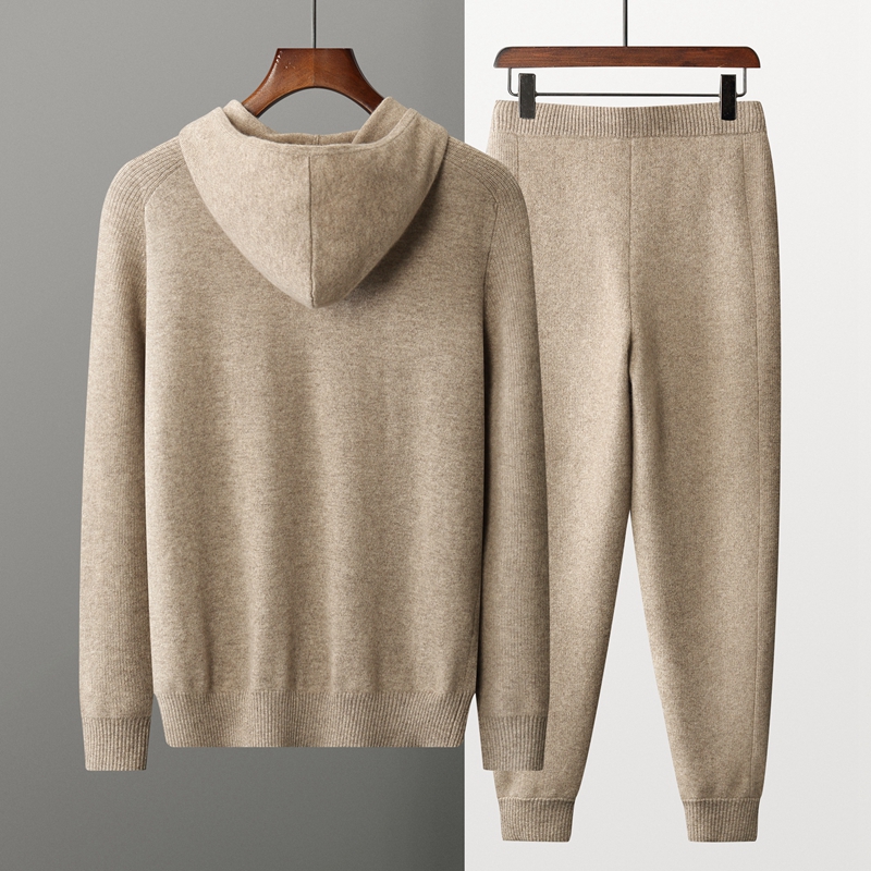 Новый 100% кашемировый костюм  – обзор и цена Knitted Cardigan Men