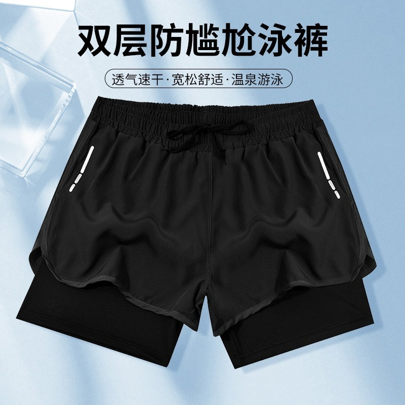 Мужские двухслойные плавки с з – обзор и цена Swim Trunk Shorts