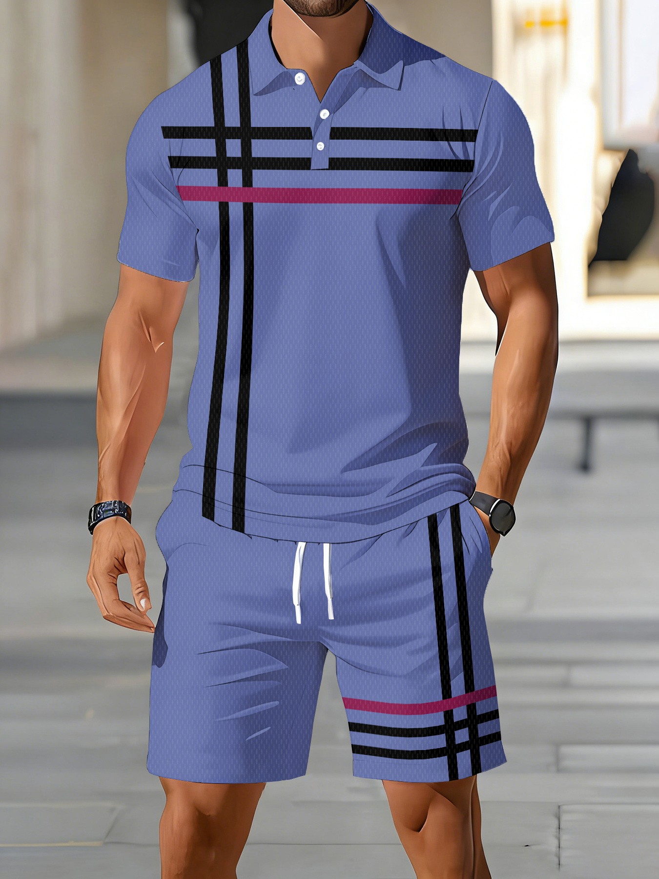 Летний мужской комплект поло 2 – обзор и цена Men'S Fashion Polo Shirt